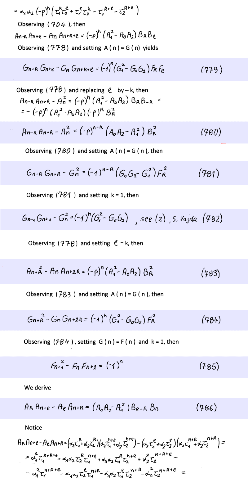 Formulae